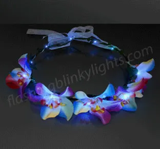 LED Floral Tiaras
