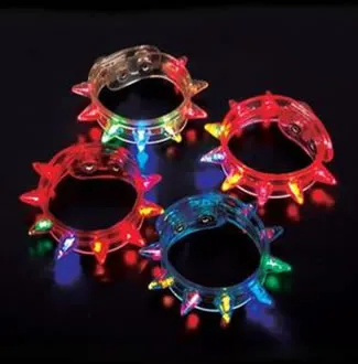 LED Spike Braclets